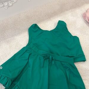 Lululemon Green Athletic Dress